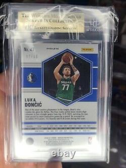 2020-21 Mosaic Choice Fusion Red & Yellow Luka Doncic /88 Bgs 9.5 Gem? Mint