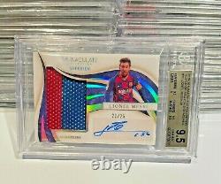 2020 Panini Immaculate Soccer Lionel Messi BGS 9.5 GEM MINT POP 1 Patch AUTO /25