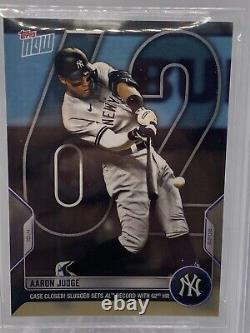 2022 Topps Now Aaron Judge 62 Home Run HR Record #1012 BGS Graded Gem Mint 9.5