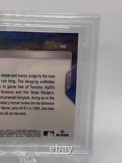 2022 Topps Now Aaron Judge 62 Home Run HR Record #1012 BGS Graded Gem Mint 9.5