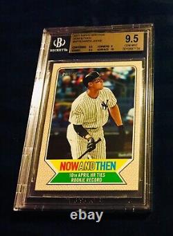 Aaron Judge Rookie BGS Gem Mint 2017 Topps Heritage #10 Baseball Now & Then RC 1