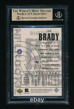 Bgs 9.5 Tom Brady 2000 Black Diamond Rookie Card Rc Buccaneers Patriots Gem