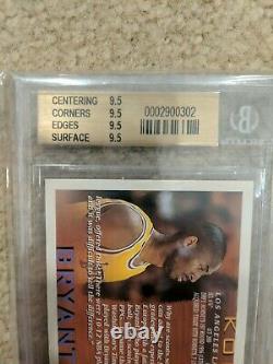 Bgs Quad 9.5 1996-97 Topps #138 Kobe Bryant Lakers Rc Rookie Gem Mint Psa 10