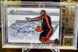Dwyane Wade Rookie Card Rc On Card Signed Auto Bgs 9.5 Gem Mint Auto 10 Sp