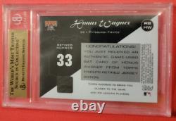 Honus Wagner Game Used Bat Card Graded Bgs Gem Mint 9.5 2001 Topps Pirates