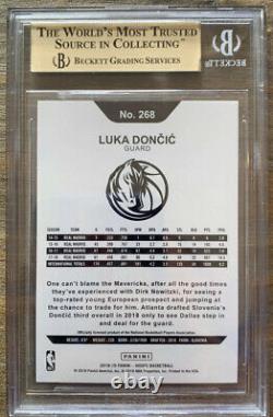 Luka Doncic Nba Hoops Winter Rookie Card Rc Edition Sp #268 Bgs 9.5 Gem Mint
