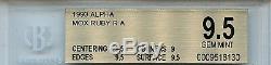 MTG Alpha Mox Ruby BGS 9.5 Gem Mint Magic WOTC Card 8130