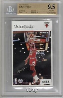 Michael Jordan 1986-87 Bgs 9.5 Gem Mint Marketcom Sports Illustrated Test Rookie