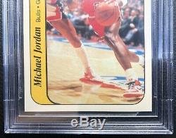 Michael Jordan 1986-87 Fleer Sticker Rookie Card #8 Bgs 9.5 Gem Mint Rc