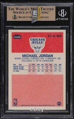 Michael Jordan 1986 Fleer Basketball ROOKIE RC #57 BGS 9.5 GEM MINT (PWCC-E)