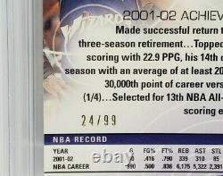 Michael Jordan 2002-03 Topps Pristine Gold Refractor 24/99 BGS 9.5 Gem Mint Rare