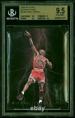 Michael Jordan Scoring Kings 1993-94 Fleer Ultra BGS 9.5 Gem Mint Insert Foil