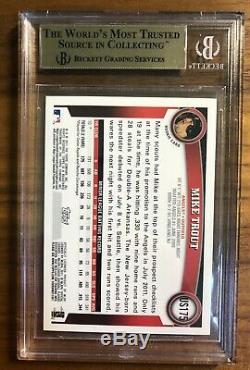 Mike Trout 2011 Topps Update #175 Rc Rookie Card Angels Bgs 9.5 Gem Mint