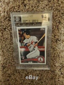 Mike Trout 2011 Topps Update #175 Rc Rookie Card Bgs 9.5 Gem Mint Limited