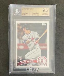 Mike Trout 2011 Topps Update Rookie BGS 9.5 True GEM MINT # US175