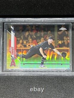 Mike Trout 2020 Topps Chrome Photo Variation Gold Refractor BGS GEM MINT 9.5