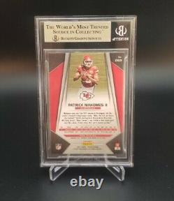 PATRICK MAHOMES 2017 Panini PRIZM Silver #269 BGS Gem Mint 9.5 with 10 Surface RC