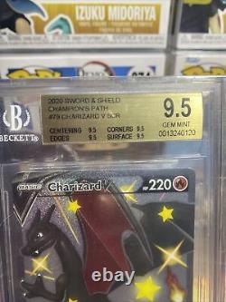 Pokemon Champion's Path Charizard V Secret Rare 079/073 BGS True 9.5 Gem Mint