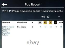 Trae Young 2018-19 Panini Revolution Galactic Rookie RC True Gem BGS 9.5 POP 7