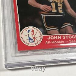 1985-86 Star John Stockton All-rookie Bgs 9.5 Gem Mint 85 Pré Polaire Rc Beautiful