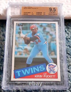 1985 Topps #536 Kirby Puckett Rc Rookie Twins Hof Bgs 9.5 Menthe Gemme