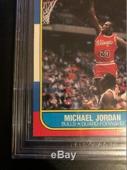 1986-1987 Fleer # 57 Michael Jordan Rc Bgs 9.5 Gem Mint Quad! Rare Hof