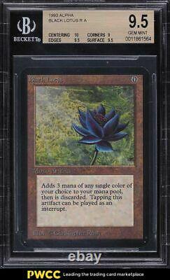 1993 Magic The Gathering Mtg Alpha Black Lotus R A Bgs 9.5 Gem Mint