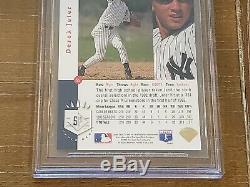 1993 Sp Derek Jeter Foil # 279 Recrue Rc Yankees Bgs 9 Avec 9,5 Gem Mint = Psa