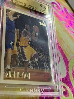 1996-97 Topps #138 Kobe Bryant Los Angeles Lakers Rc Rookie Hof Bgs 9.5 Gem Mint
