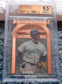 1997 Skybox E-x2000 Hall Or Nothing Die-cut #2 Ken Griffey Jr. Bgs 9.5 Gem Mint<br/>	<br/> 1997 Skybox E-x2000 Hall Or Nothing Die-cut #2 Ken Griffey Jr. Bgs 9.5 Gem Mint