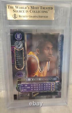 1997 Univers Metal Kobe Bryant #81 Bgs 9.5 Gem Mint Lakers