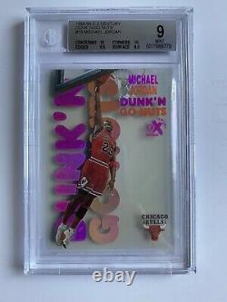 1998-99 Ex-century Michael Jordan Dunk N Go Nuts Bgs 9.5 From Gem Mint