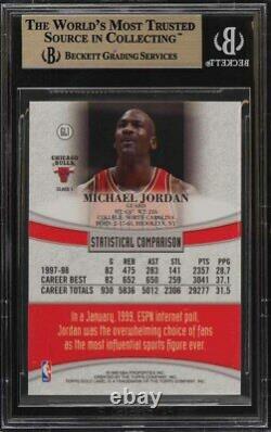 1998 Topps Gold Label Red Label Michael Jordan #gl1 Bgs 9.5 Gem Mint