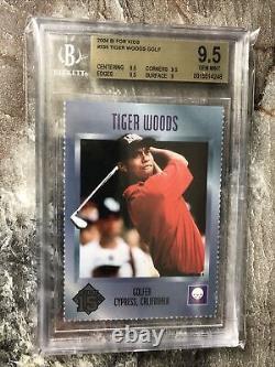 2004 Tiger Woods SI Pour Enfants Carte #335 BGS 9.5 Gem Mint? Golf