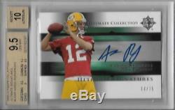 2005 Aaron Rodgers Ultimate Collection Auto Rc - Bgs 9,5 Gem Mint. # 14/75