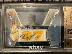 2007 Sp Threads Kevin Durant Rookie Rc Patch Auto /199 Bgs 9,5 Gem Mint 1/1 Ebay
