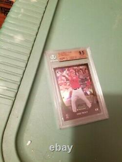 2011 Mike Trout Bowman Chrome Refractor Rookie Card #175 Graded Bgs 9.5 Menthe Gemme