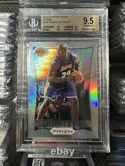 2013-13 Panini Prizm Silver Shaquille O'neal Bgs 9.5 Avec 10 Centres Gem Mint+