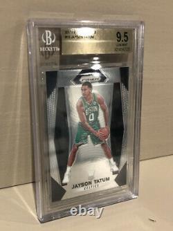2017-18 Jayson Tatum Panini Prizm Rookie Card Bgs 9.5 Gem Mint Boston Celtics