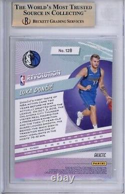 2018 Luka Doncic Panini Révolution Rookie Galactic #128 Rc Bgs Gem Mint Iconic