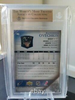 Alexander Ovechkin 2005-2006 Deck Supérieur Jeunes Canons #443 Rc Bgs 9.5 Gem Mint