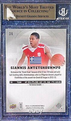 Giannis Antetokounmpo 2013-14 Upper Deck Sp Authentic #36 Rc Bgs 9.5 Gem Mint