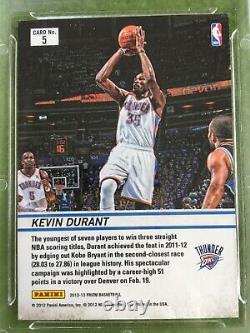 Kevin Durant 1er Prizm Card Graded Bgs 9.5 Gem Mint 2012-13 Prizm Nets Warriors