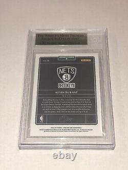 Kevin Durant Centre-ville Panini One And One BGS 9.5 2021-22 Gem Mint Nets
