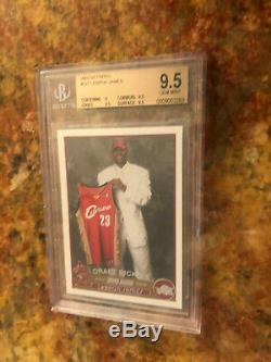 Lebron Rookie Card 2003 # 221 Gem Topps Mint 9.5 Bgs Beckett Lakers Rc