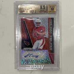 Panini Prizm 2019 Auto Red Shimmer Fotl Kyler Murray Rc #/25 Bgs 9.5 Menthe Gemme