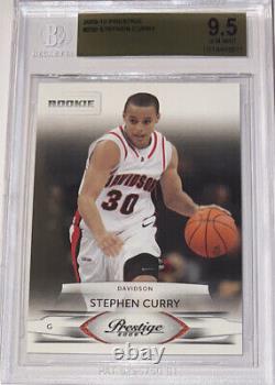 Stephen Curry 2009-10 Panini Prestige Rookie Card #230 Gem Mint Bgs 9.5